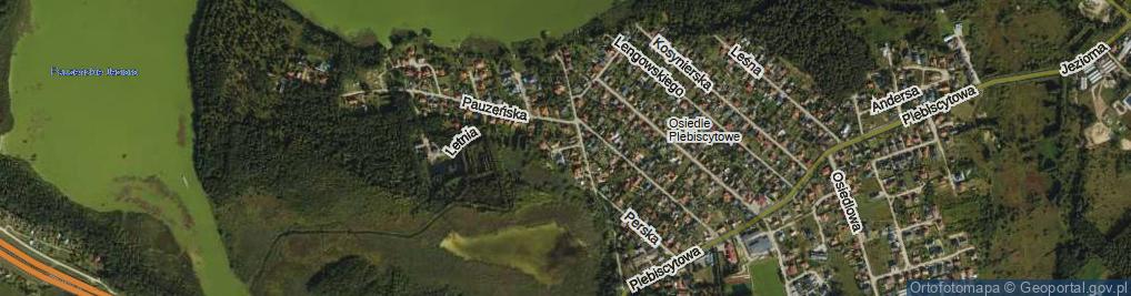 Zdjęcie satelitarne Asnyka Adama ul.