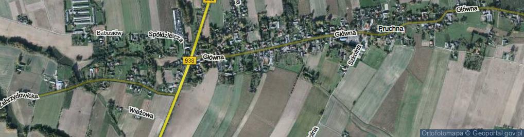 Zdjęcie satelitarne Astrów ul.