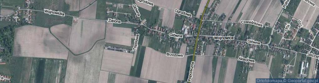 Zdjęcie satelitarne Astrowa ul.