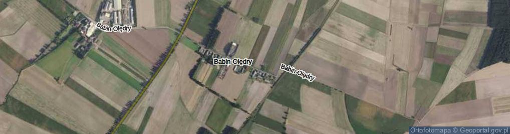 Zdjęcie satelitarne Babin-Olędry ul.