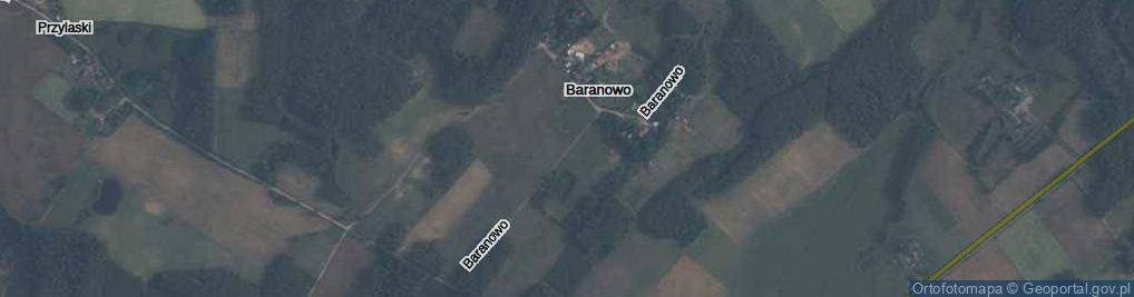 Zdjęcie satelitarne Baranowo ul.