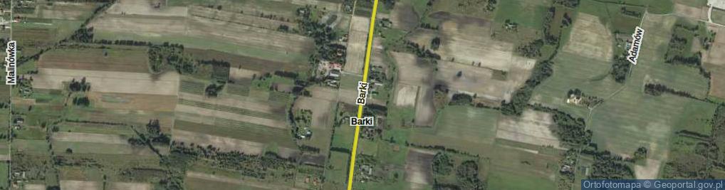 Zdjęcie satelitarne Barki ul.