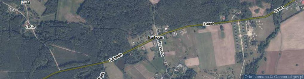 Zdjęcie satelitarne Barkocin ul.