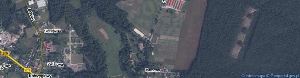 Zdjęcie satelitarne Barnowo ul.