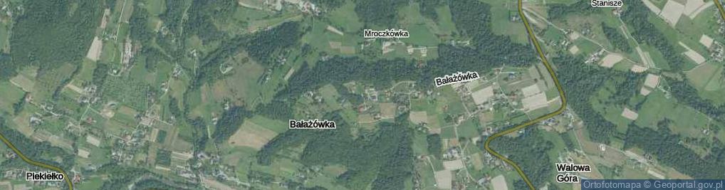 Zdjęcie satelitarne Bałażówka ul.