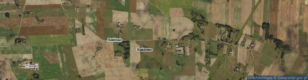 Zdjęcie satelitarne Bałdowo ul.