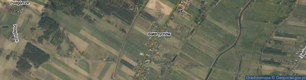 Zdjęcie satelitarne Bałdrzychów ul.