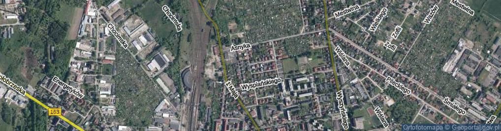 Zdjęcie satelitarne Baczyńskiego Krzysztofa Kamila ul.