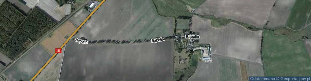 Zdjęcie satelitarne Bąbolin ul.