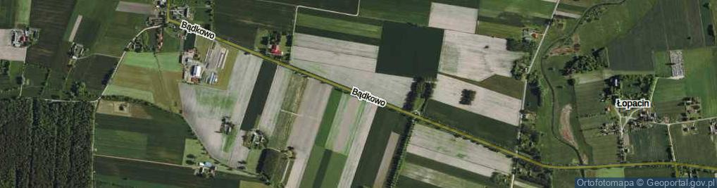 Zdjęcie satelitarne Bądkowo ul.