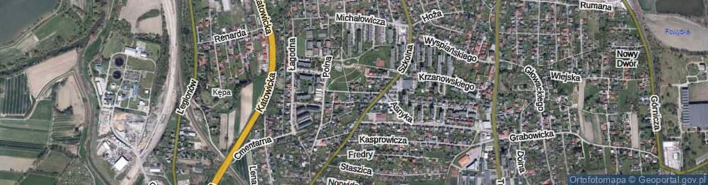 Zdjęcie satelitarne Baczyńskiego Krzysztofa Kamila ul.