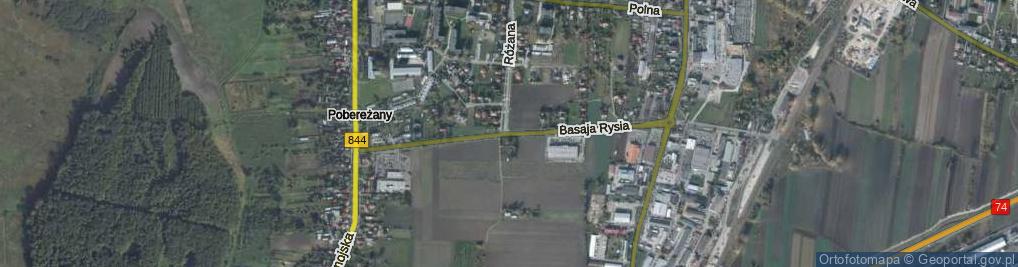 Zdjęcie satelitarne Basaja Rysia ul.