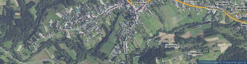 Zdjęcie satelitarne Banacha ul.