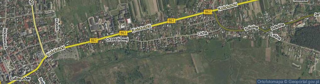 Zdjęcie satelitarne Baczyńskiego Krzysztofa Kamila ul.