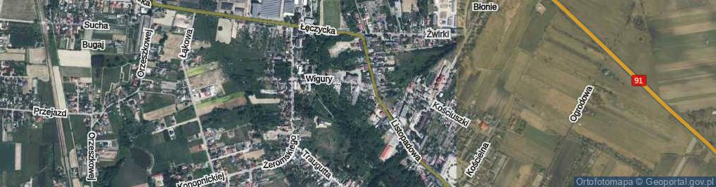 Zdjęcie satelitarne Bajana Jerzego, płk. ul.