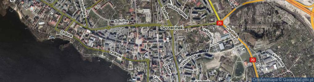 Zdjęcie satelitarne Bartoszewskiego ul.