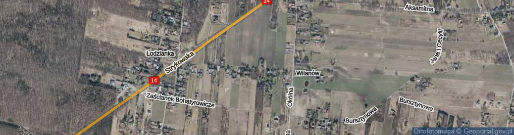 Zdjęcie satelitarne Balsamowa ul.