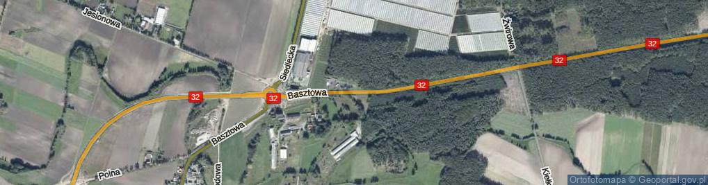 Zdjęcie satelitarne Basztowa ul.