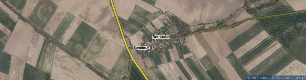 Zdjęcie satelitarne Bernacice ul.