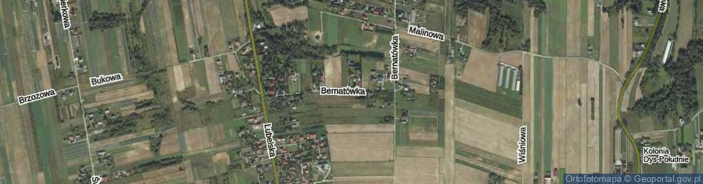 Zdjęcie satelitarne Bernatówka ul.