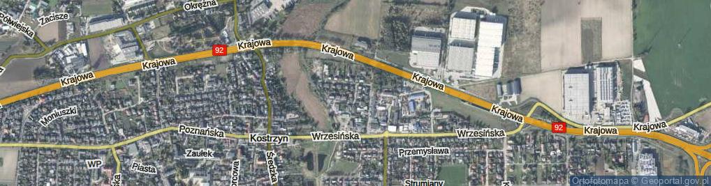 Zdjęcie satelitarne Bednarska ul.