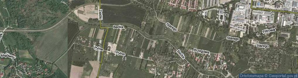 Zdjęcie satelitarne Becka Józefa ul.