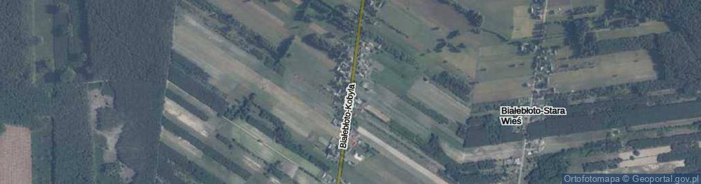 Zdjęcie satelitarne Białebłoto-Kobyla ul.