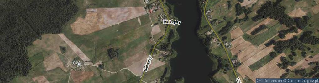Zdjęcie satelitarne Białogóry ul.