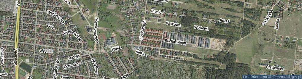 Zdjęcie satelitarne Białkowskiego Karola ul.