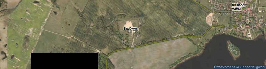 Zdjęcie satelitarne Biedówko ul.