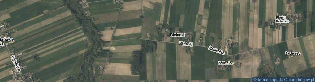 Zdjęcie satelitarne Bielanki ul.
