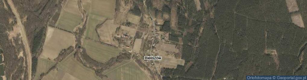 Zdjęcie satelitarne Bieliszów ul.