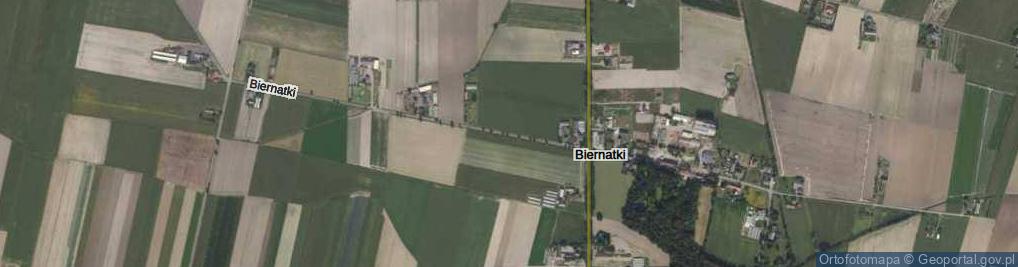 Zdjęcie satelitarne Biernatki ul.