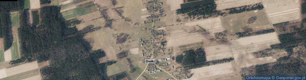 Zdjęcie satelitarne Biełki ul.