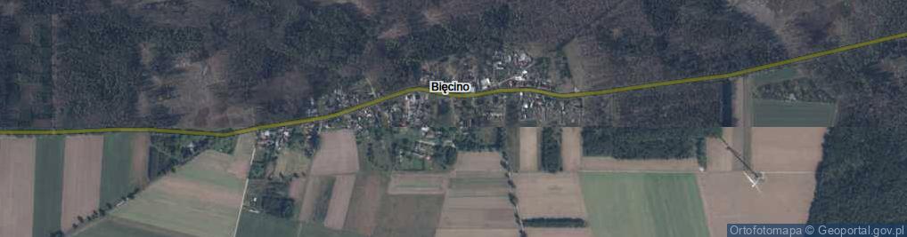 Zdjęcie satelitarne Bięcino ul.