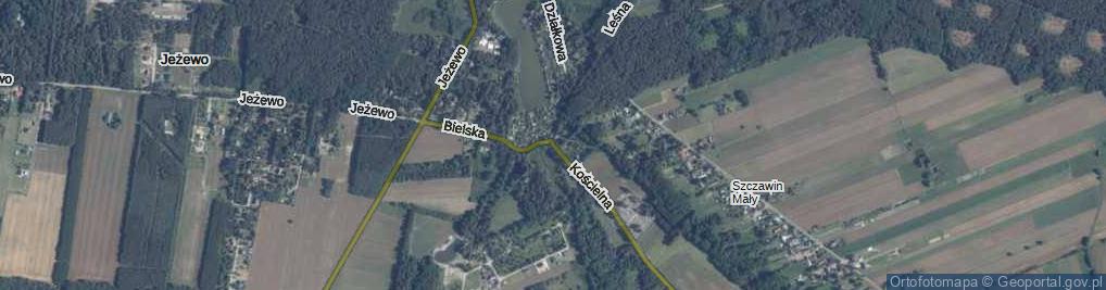 Zdjęcie satelitarne Bielska ul.