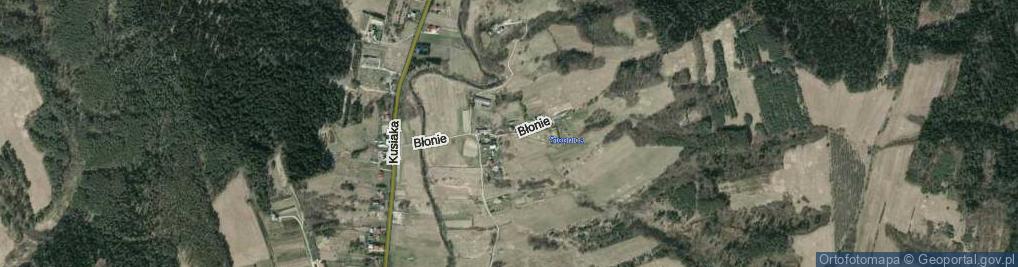 Zdjęcie satelitarne Błonie ul.