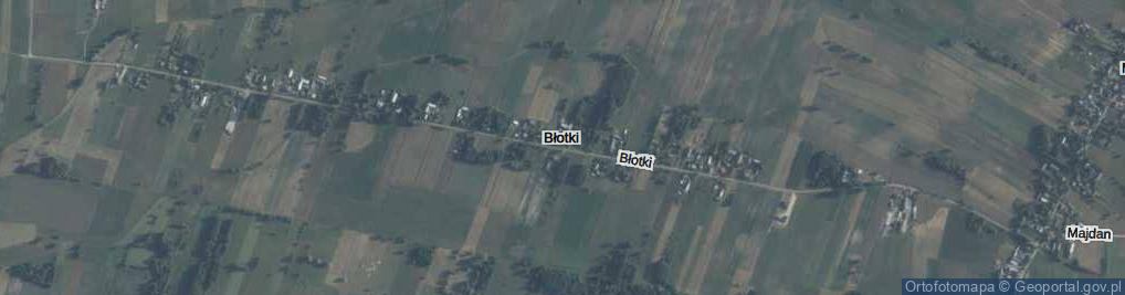 Zdjęcie satelitarne Błotki ul.