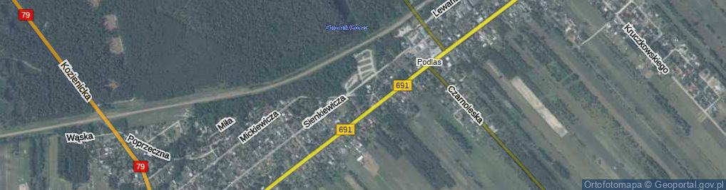 Zdjęcie satelitarne Błotna ul.