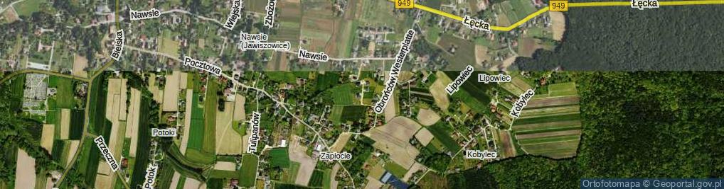 Zdjęcie satelitarne Bliska ul.