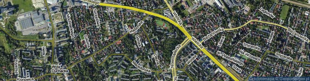 Zdjęcie satelitarne Bławatkowa ul.