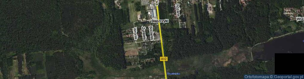 Zdjęcie satelitarne Bociania ul.