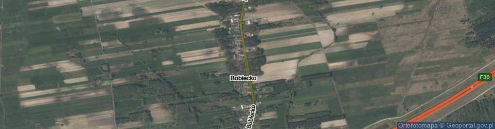 Zdjęcie satelitarne Bobiecko ul.