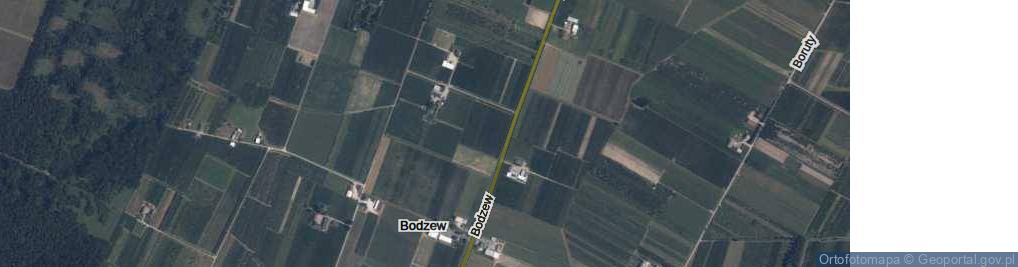 Zdjęcie satelitarne Bodzew ul.