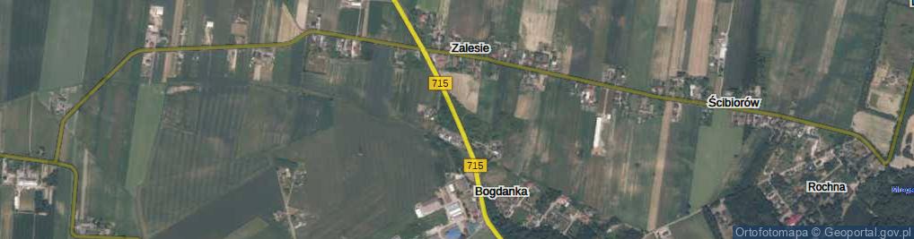 Zdjęcie satelitarne Bogdanka ul.