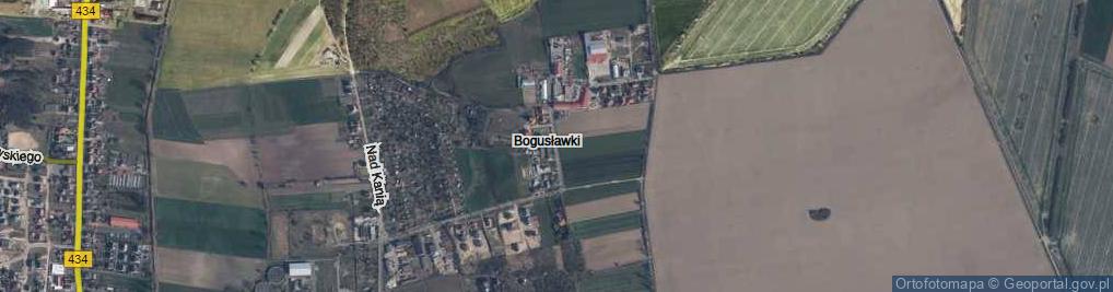 Zdjęcie satelitarne Bogusławki ul.