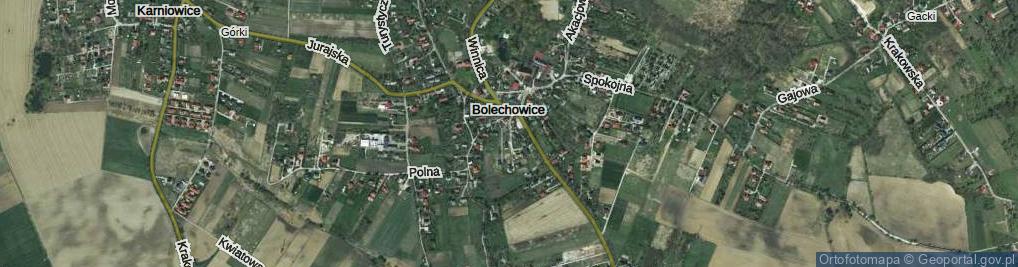 Zdjęcie satelitarne Bolechowice ul.