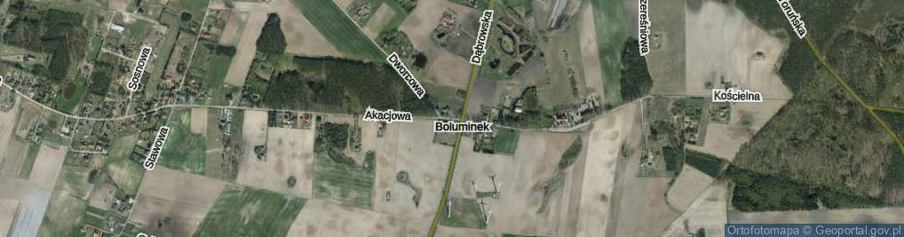 Zdjęcie satelitarne Boluminek ul.