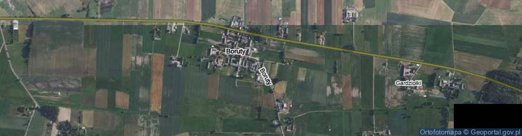 Zdjęcie satelitarne Boruty ul.