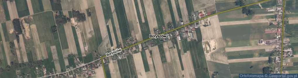 Zdjęcie satelitarne Boryszów ul.